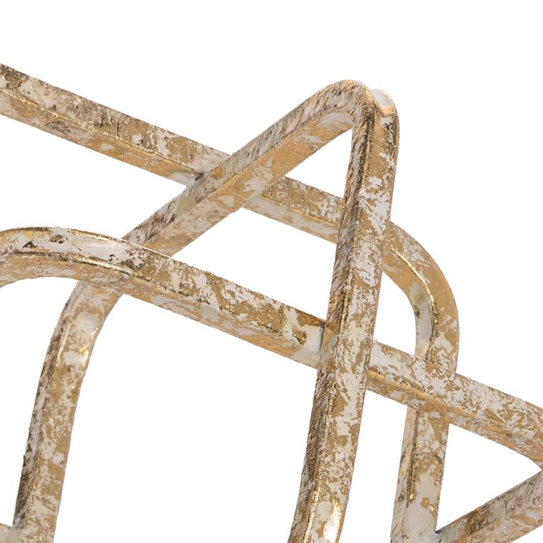 Metal Cube Sculpture Small